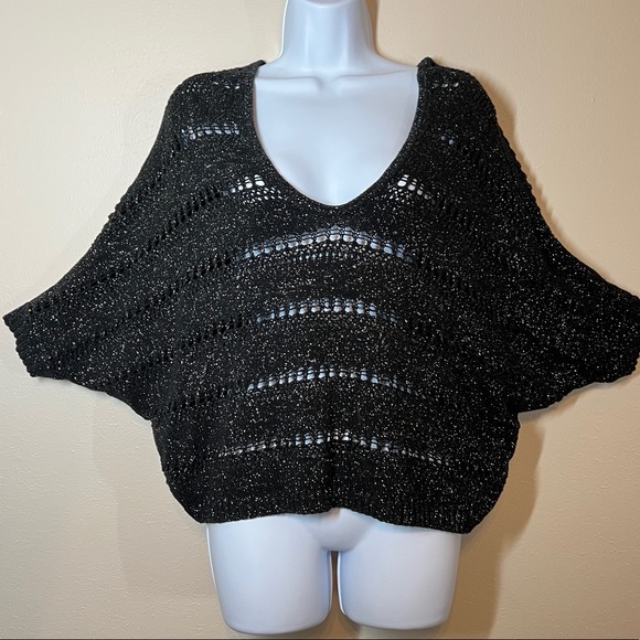 Express black and silver sweater size Medium - Picture 1 of 6